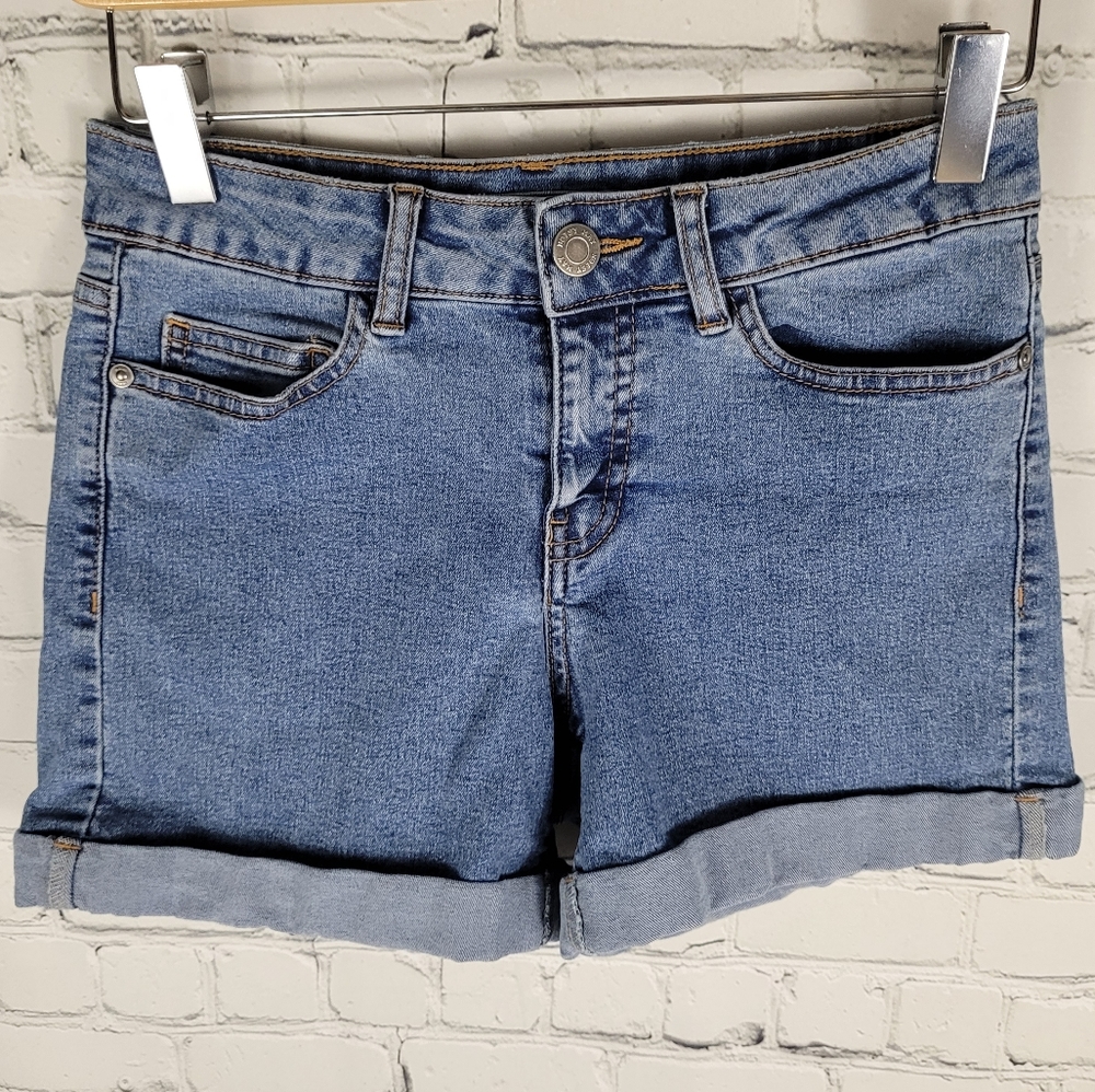 NOISY MAY | Lucy fold denim jean shorts